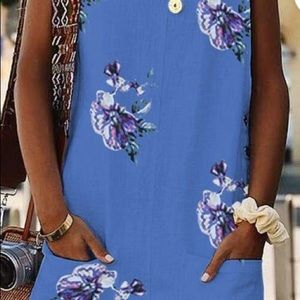 Sleeveless shift